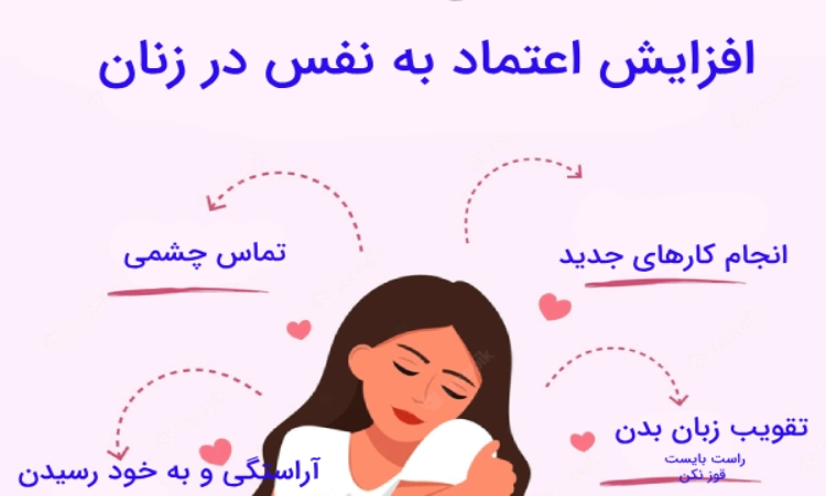 افزایش اعتماد به نفس در زنان 